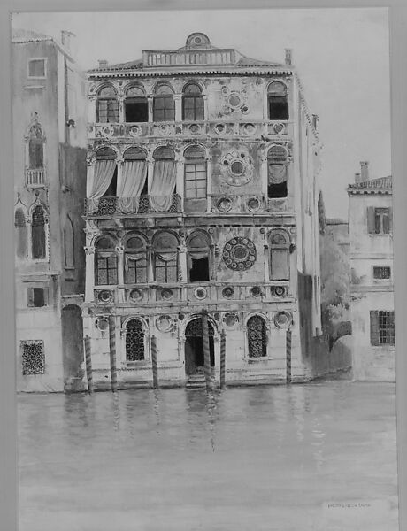 Venetian Scene, Joseph Lindon Smith (American, Pawtucket, Rhode Island 1863–1950 Dublin, New Hampshire), Watercolor on paper, American