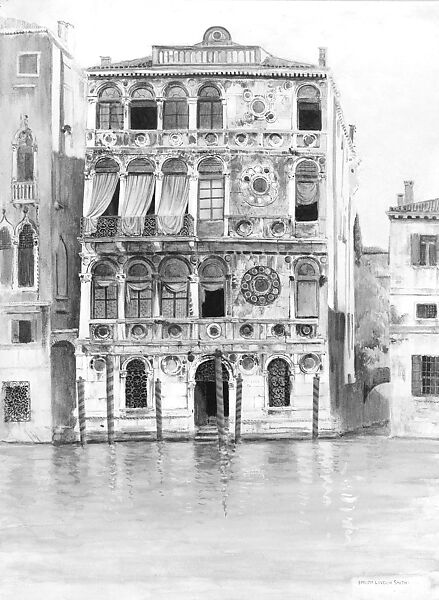 Venetian Scene, Joseph Lindon Smith (American, Pawtucket, Rhode Island 1863–1950 Dublin, New Hampshire), Watercolor on paper, American 