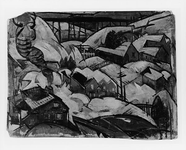 The Brandywine in Winter, William Sommer (1867–1949), Oil on cardboard, American