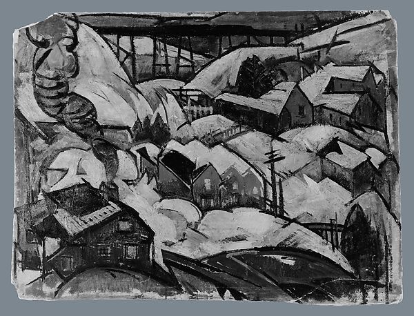 The Brandywine in Winter, William Sommer (1867–1949), Oil on cardboard, American 