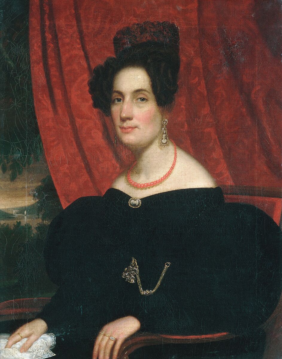 Mary Ann Garrits, Frederick R. Spencer (American, Lenox, New York 1806–1875 Wampsville, New York), Oil on canvas, American 