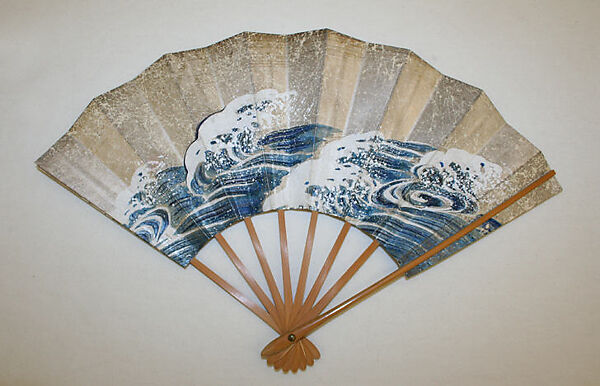 Fan, Bamboo, paper, Japanese