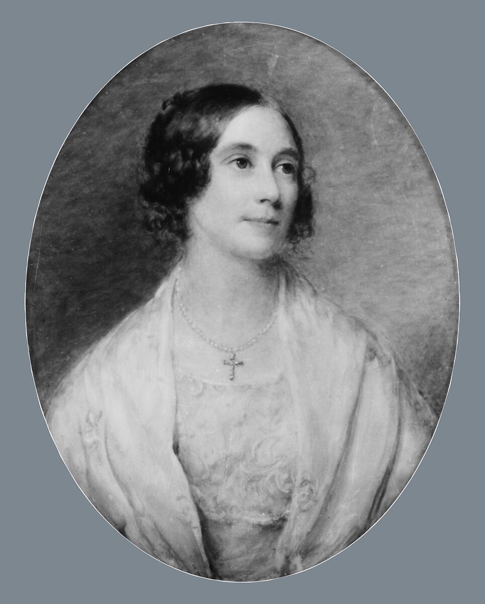Mrs. George Henry Loring (Amalia Heredia), Richard Morrell Staigg (1817–1881), Watercolor on ivory, American 