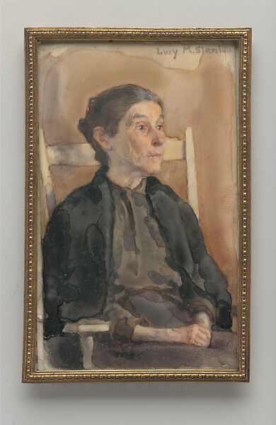 A North Carolina Mountain Woman, Lucy M. Stanton (1875–1931), Watercolor on ivory, American 