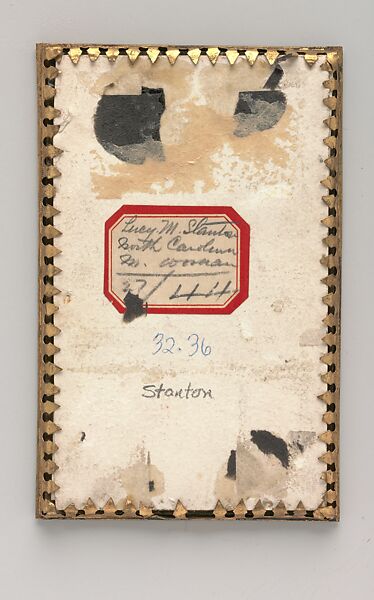 A North Carolina Mountain Woman, Lucy M. Stanton (1875–1931), Watercolor on ivory, American