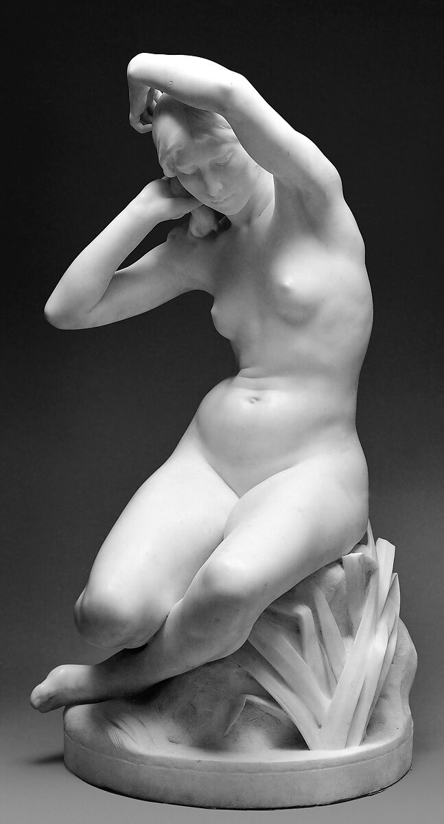 The Bather, Edmund Austin Stewardson (1865–1892), Marble, American 