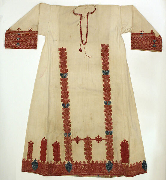 Tunic, cotton, European, Eastern 