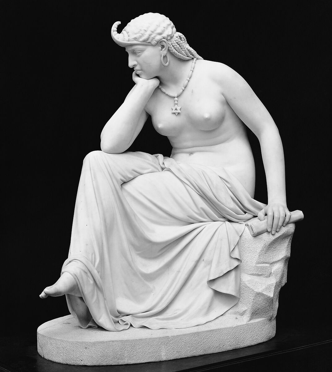 The Libyan Sibyl, William Wetmore Story (American, Boston, Massachusetts 1819–1895 Vallombrosa), Marble, American 