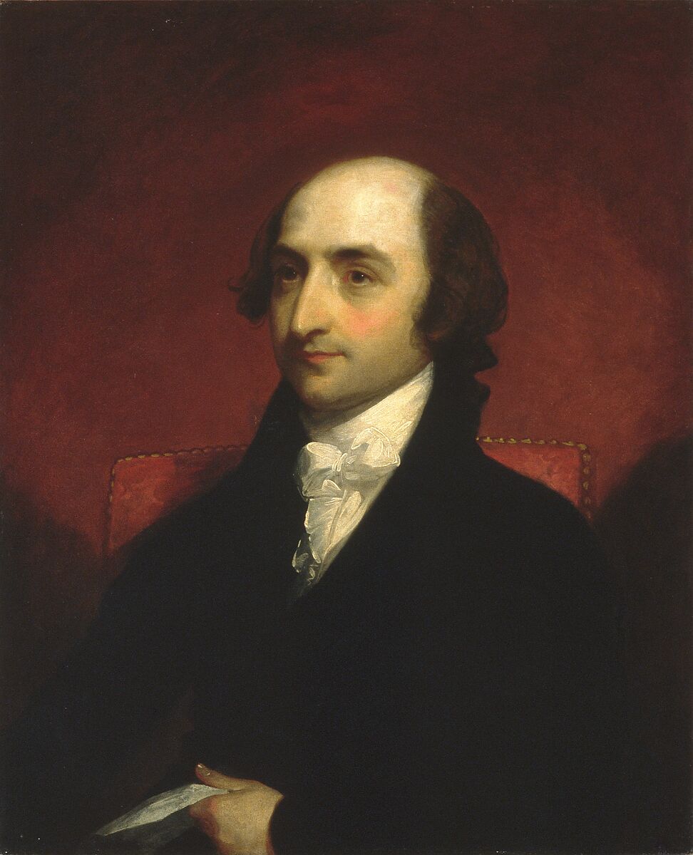 Albert Gallatin, Gilbert Stuart (American, North Kingston, Rhode Island 1755–1828 Boston, Massachusetts), Oil on canvas, American 