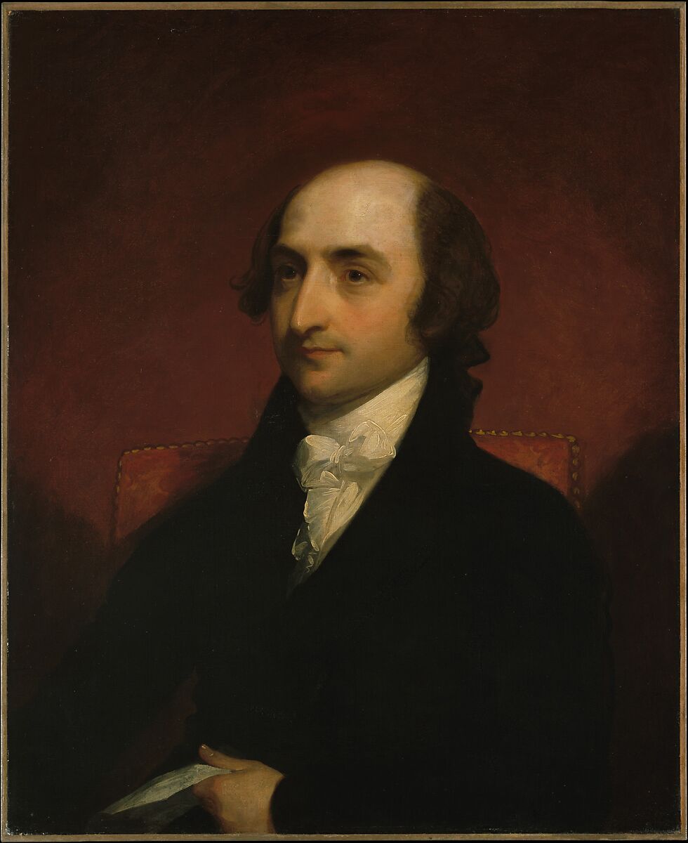 Albert Gallatin, Gilbert Stuart (American, North Kingston, Rhode Island 1755–1828 Boston, Massachusetts), Oil on canvas, American