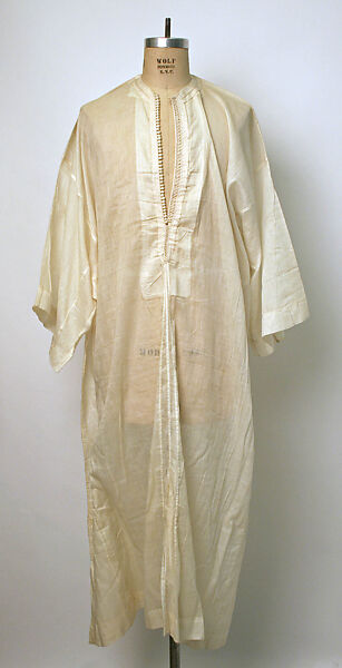 Farajiya / Farasia Kaftan, Cotton, silk 