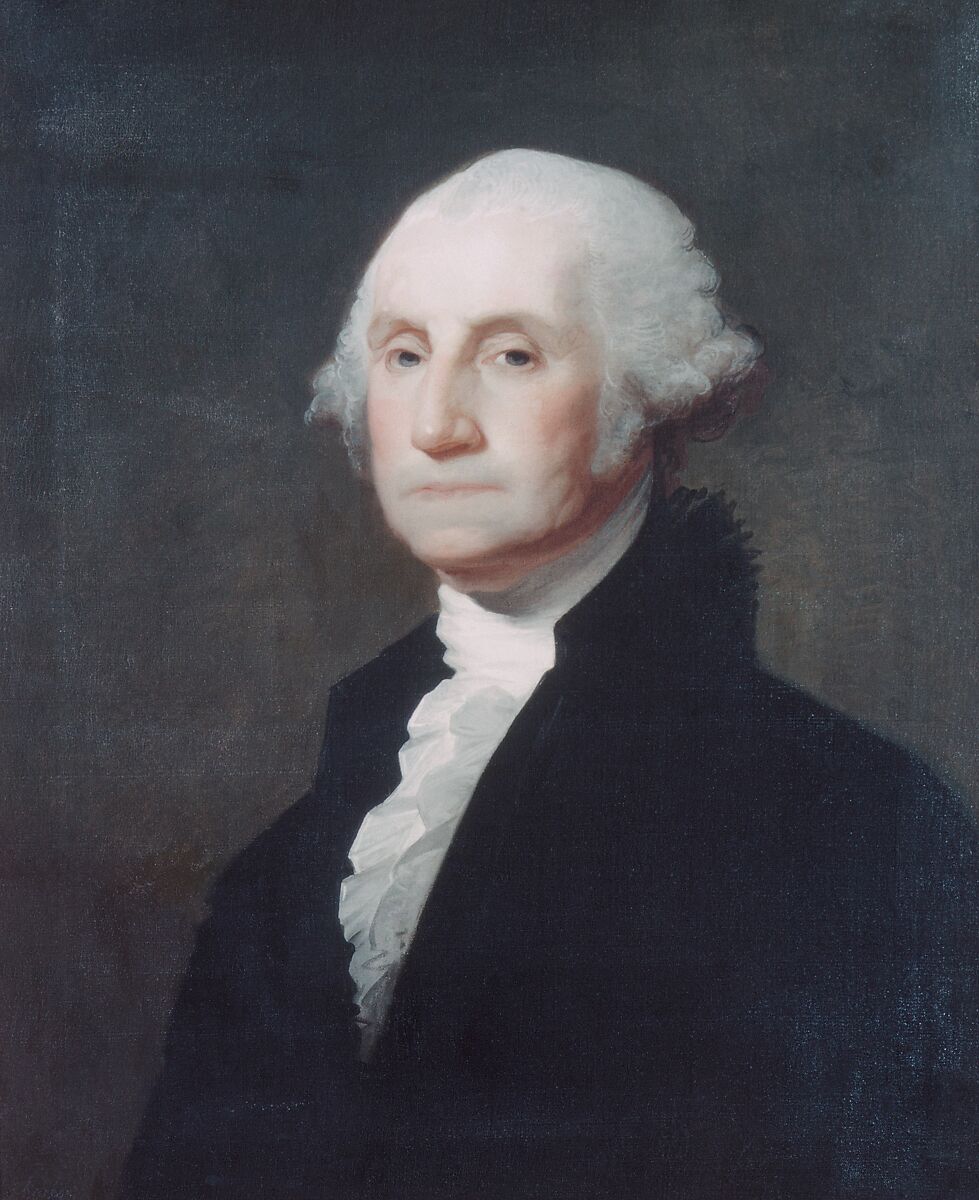 George Washington, Gilbert Stuart  American, Oil on canvas, American