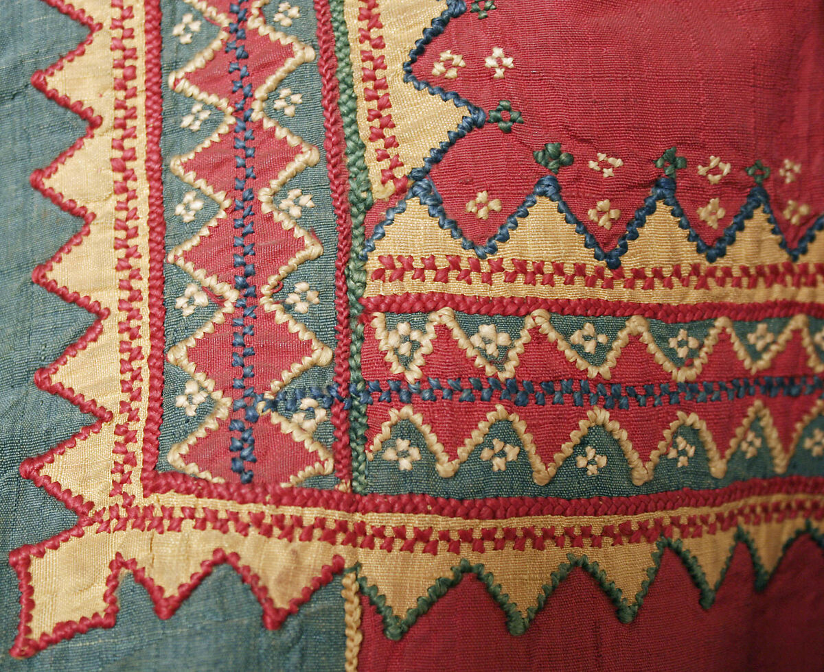 Robe, Silk; embroidered