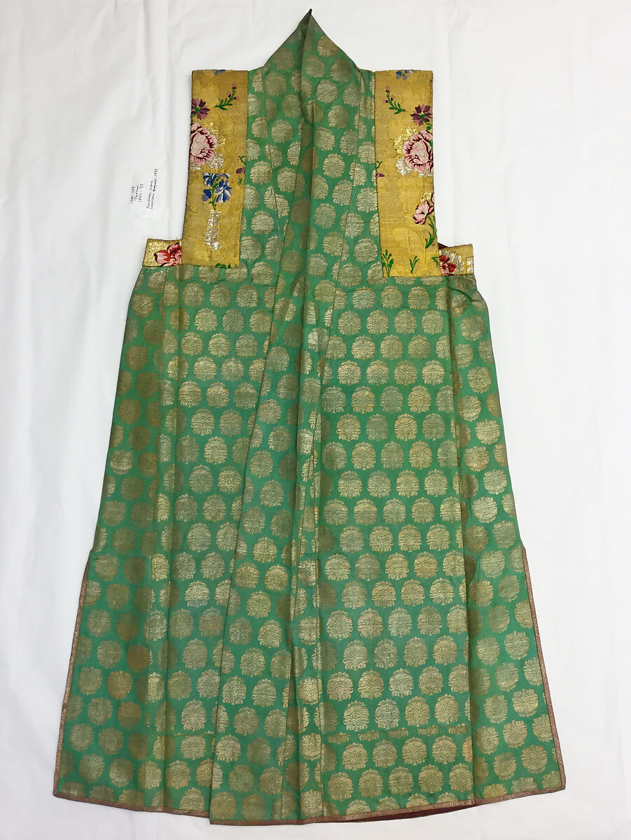 Dress, silk, metal, Tibet