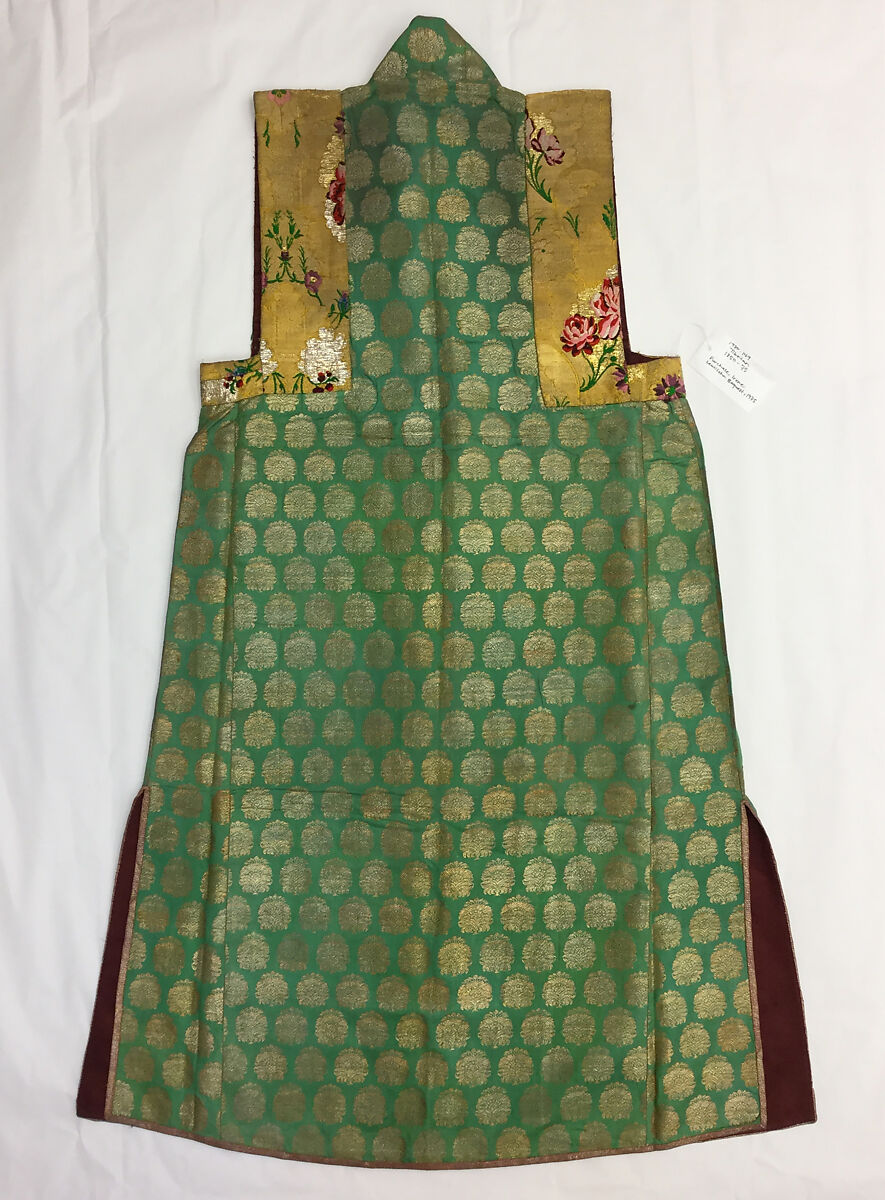 Dress, silk, metal, Tibet