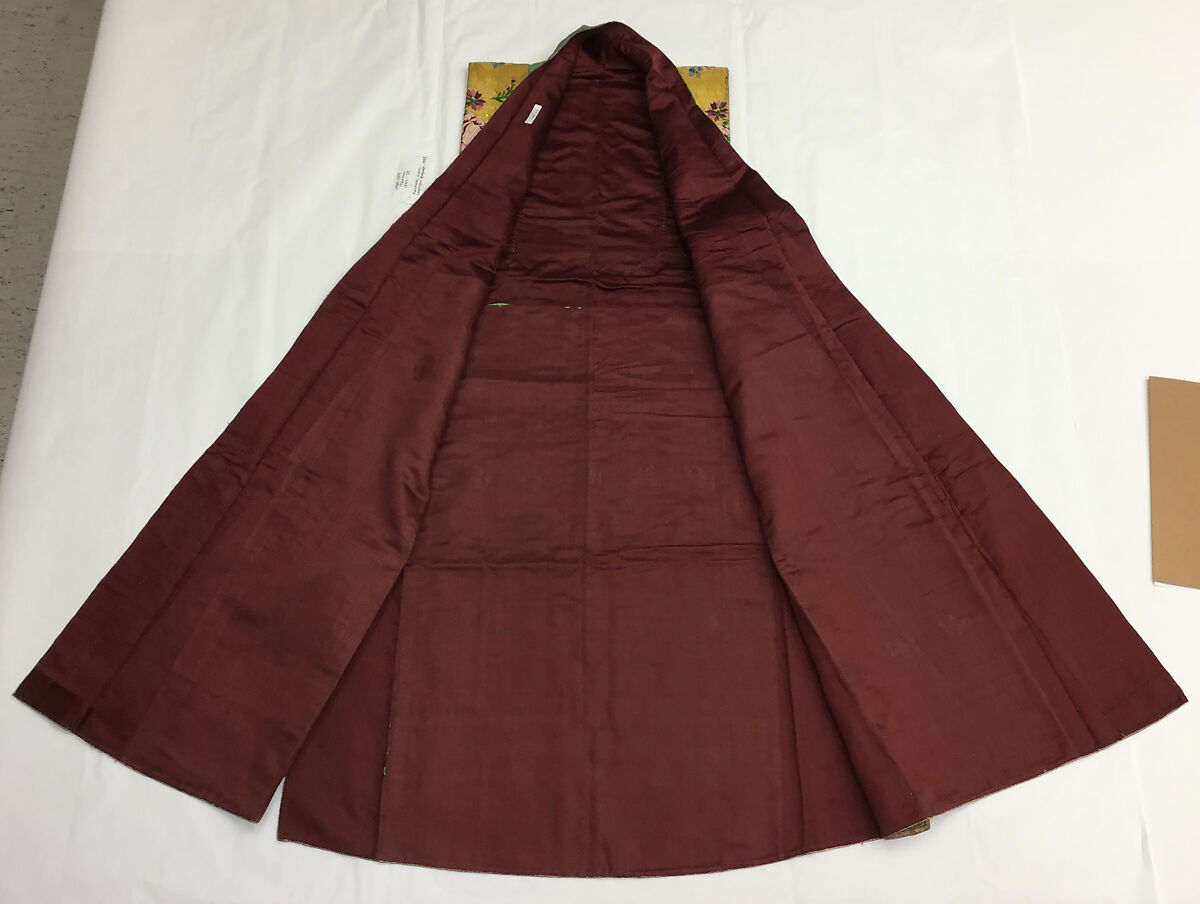 Dress, silk, metal, Tibet