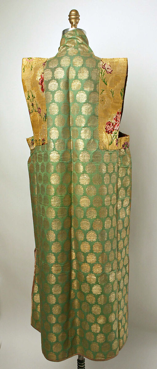 Dress, silk, metal, Tibet