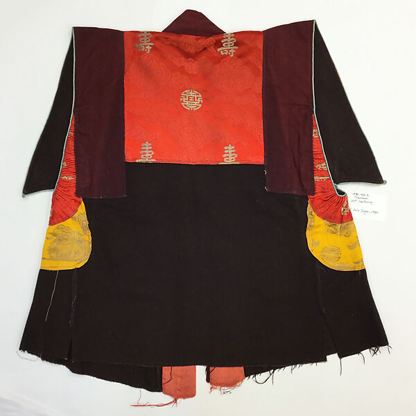 Robe, wool, silk, metal, Tibet