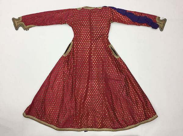 Robe, Silk, metal wrapped thread; brocaded