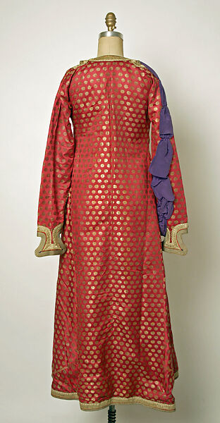 Robe, Silk, metal wrapped thread; brocaded