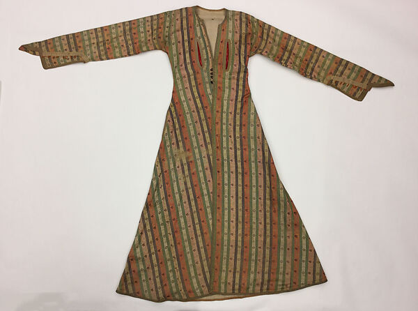 Entari, Silk, cotton, metal wrapped threads; woven