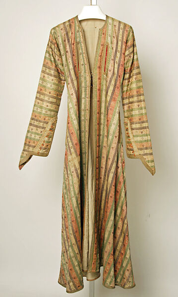 Entari, Silk, cotton, metal wrapped threads; woven 