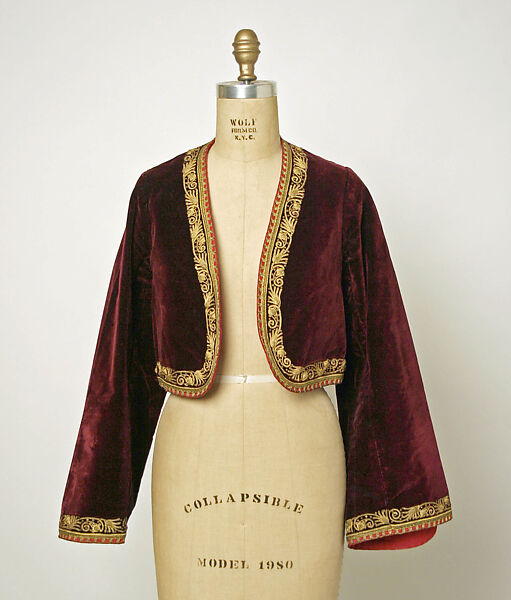 Jacket, Silk, gold, cotton 