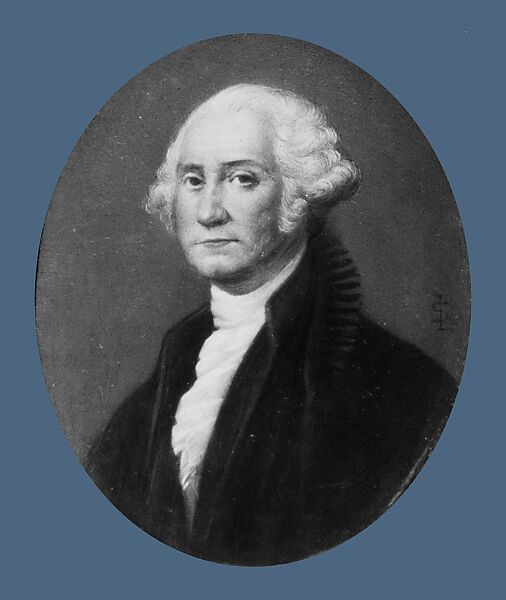 George Washington, After Gilbert Stuart (American, North Kingston, Rhode Island 1755–1828 Boston, Massachusetts), Watercolor on ivory, French 