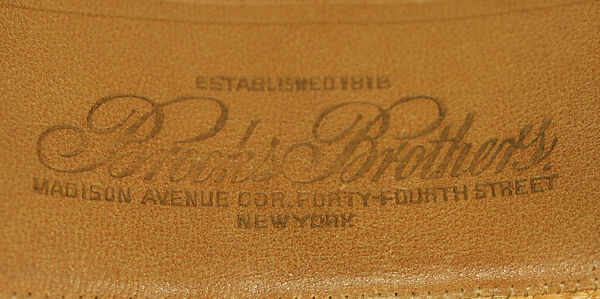 Boater, Brooks Brothers (American, founded 1818), a) straw, silk; b) paper, American