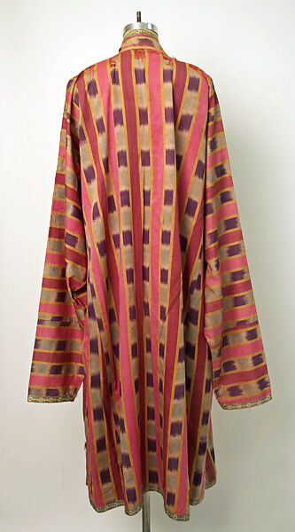 Kaftan, Liberty &amp; Co. (British, founded London, 1875), Silk; ikat woven