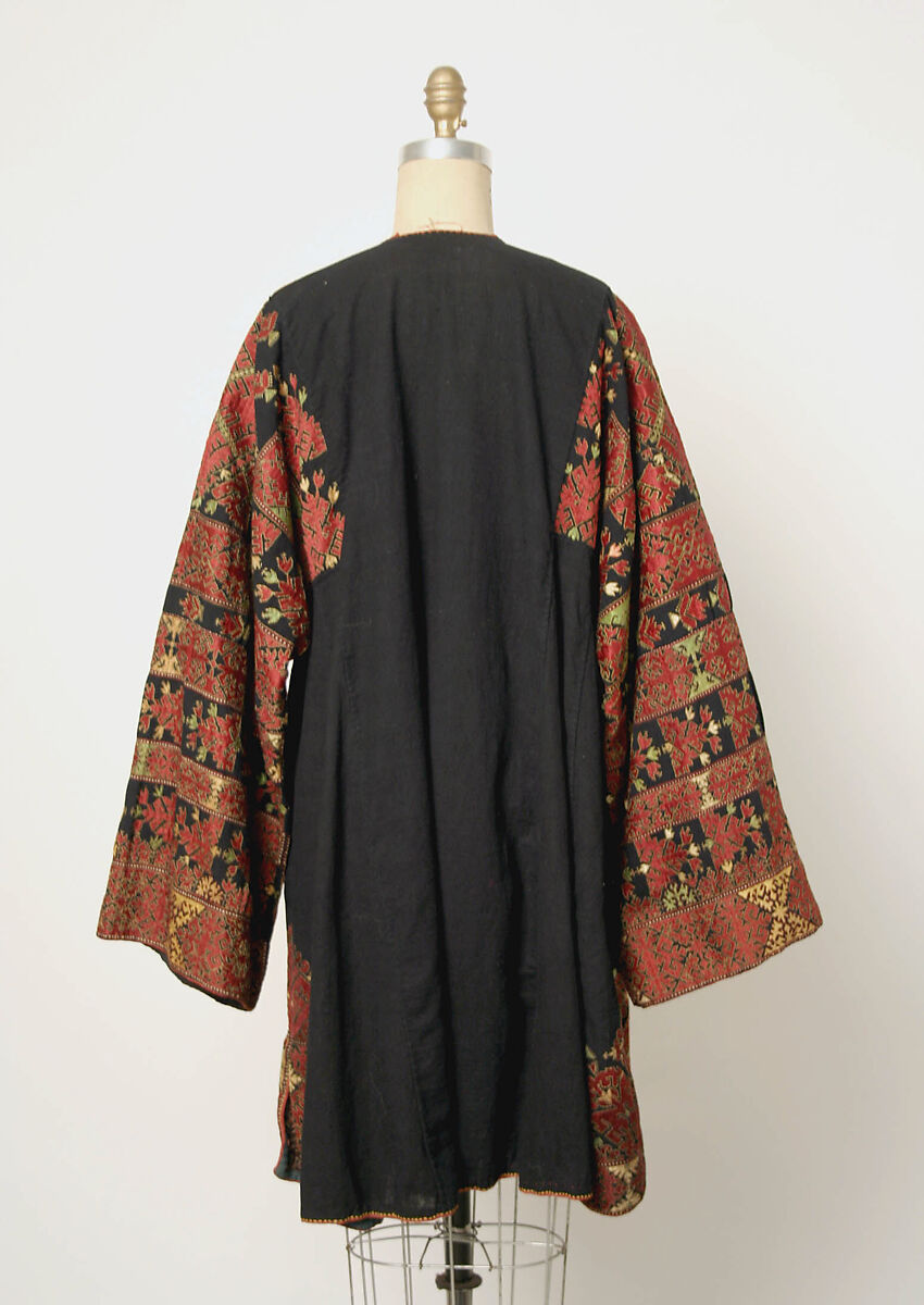 Tunic, Cotton, silk; embroidered