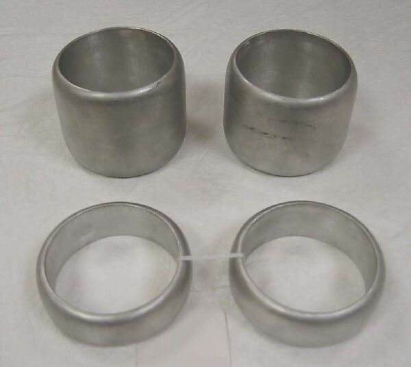 Jewelry set, Isaac Mizrahi (American, born 1961), a-d) aluminum, American 