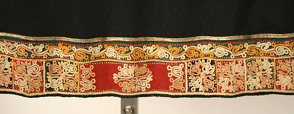 Ensemble, wool, silk, European, Eastern