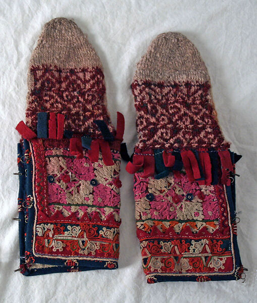 Ensemble, wool, silk, European, Eastern