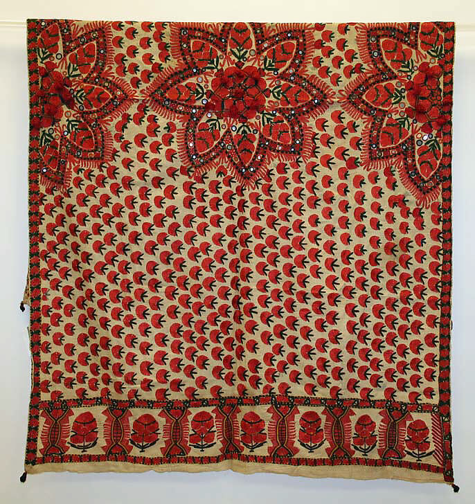 Wedding shawl, silk, India 