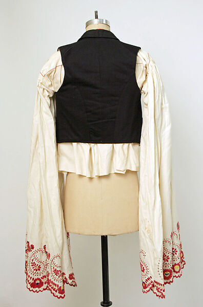 Ensemble, cotton, wool, Hungarian