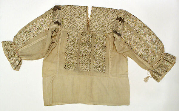 Wedding ensemble, cotton, Romanian 