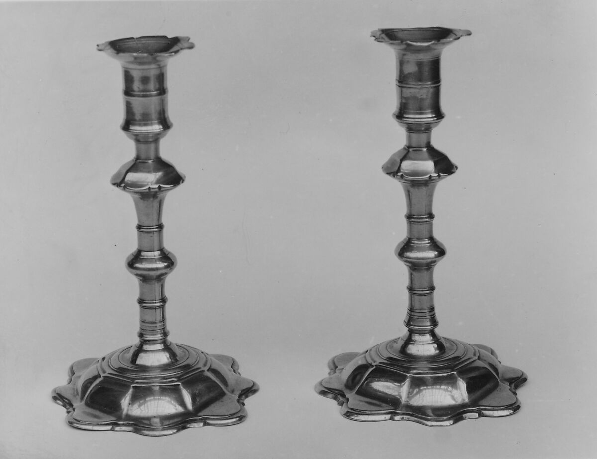 Candlestick, Brass, American or British 