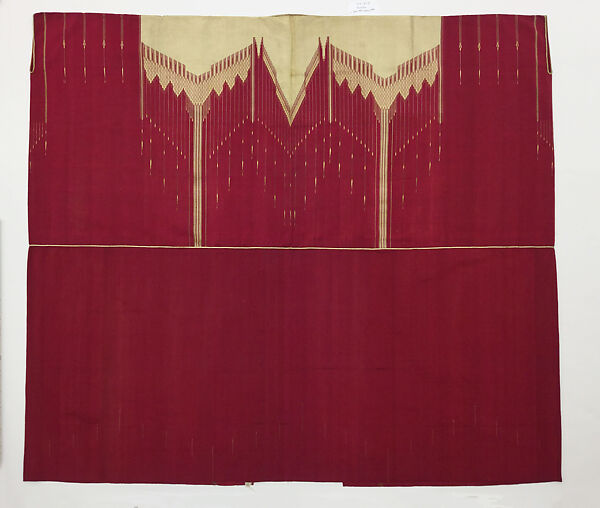 Abaya Cloak, Silk, cotton, metal wrapped thread