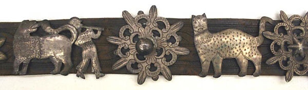 Belt, leather, Bolivian
