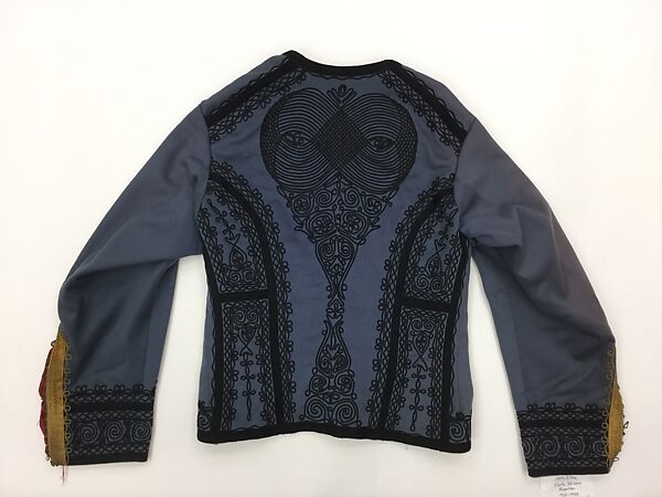 Men's Ensemble (Jacket, Vest, Trousers), Wool, silk, and metal wrapped thread