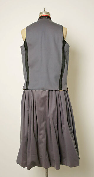 Men's Ensemble (Jacket, Vest, Trousers), Wool, silk, and metal wrapped thread