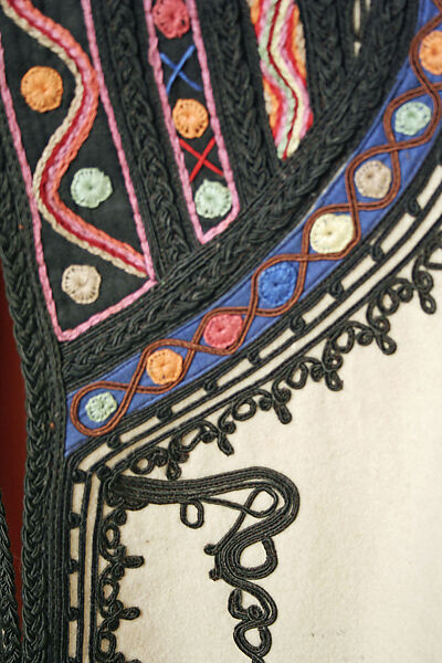 Coat, wool, silk, Romanian