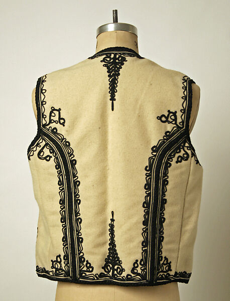 Bolero, wool, silk, Romanian