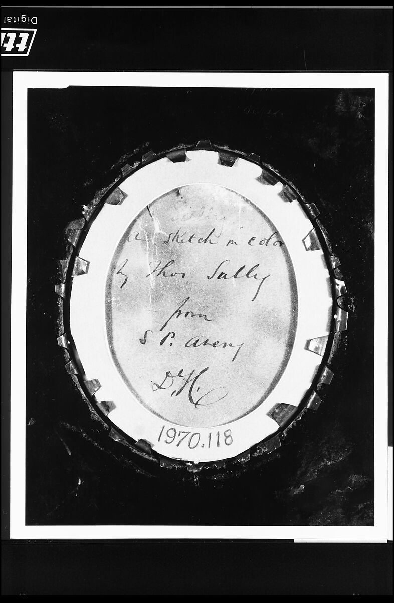 Portrait of a Gentleman, Thomas Seir Cummings (American (born England), Bath 1804–1894 Hackensack, New Jersey), Watercolor on ivory, American