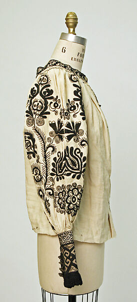 Ensemble, linen, wool, Spanish