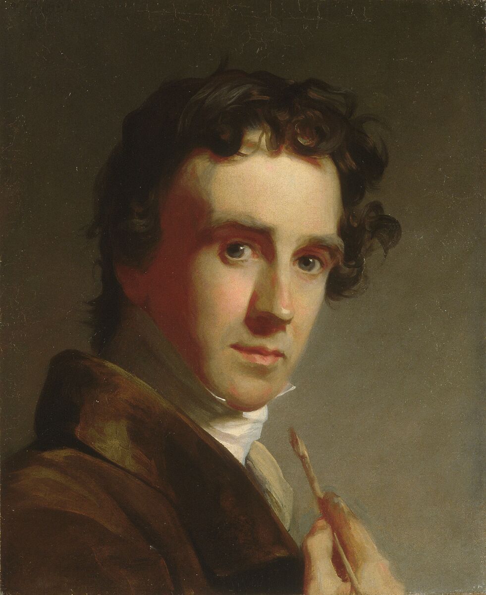Portrait of the Artist, Thomas Sully (American, Horncastle, Lincolnshire 1783–1872 Philadelphia, Pennsylvania), Oil on canvas, American 