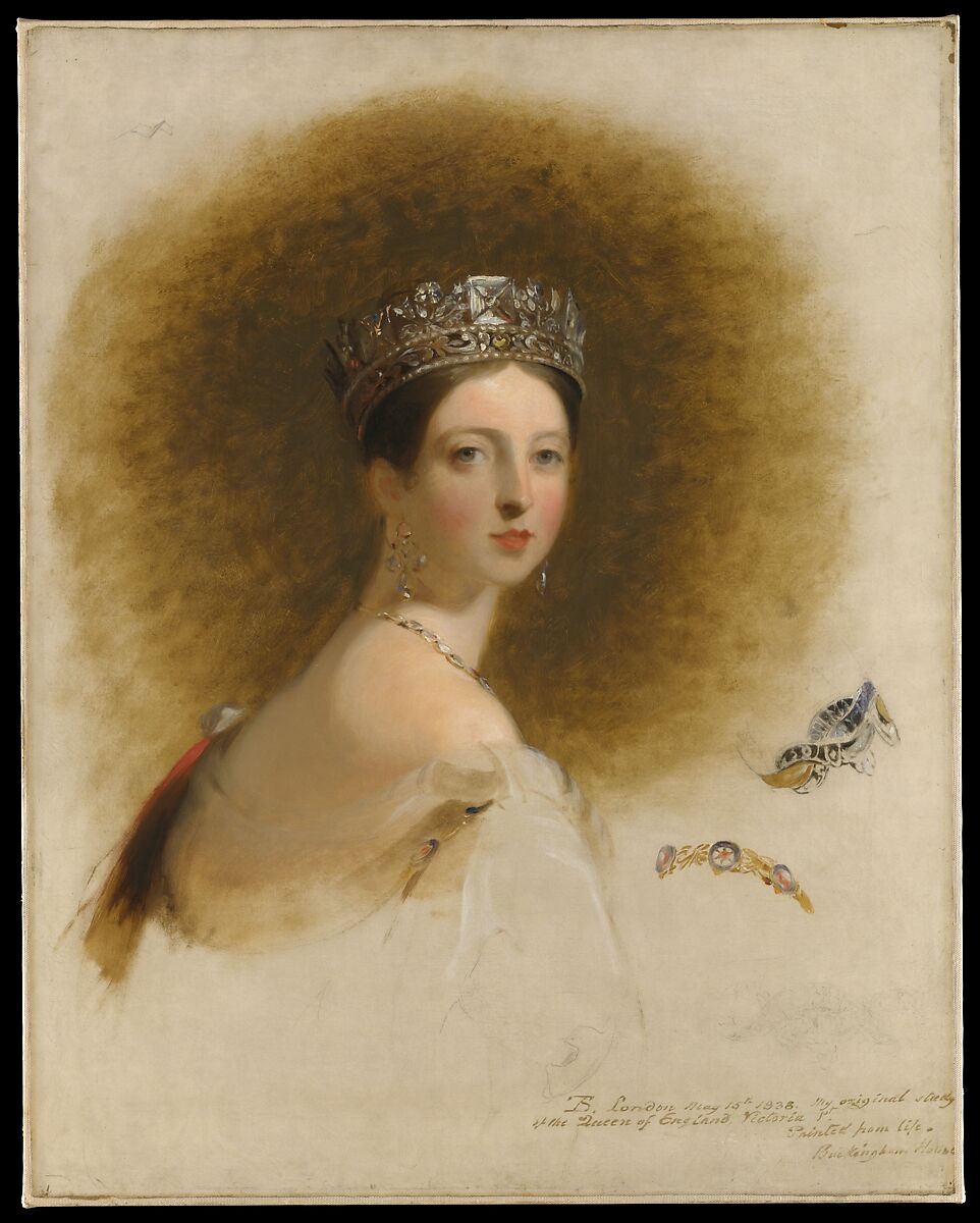 Queen Victoria, Thomas Sully (American, Horncastle, Lincolnshire 1783–1872 Philadelphia, Pennsylvania), Oil on canvas, American 