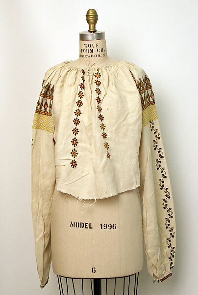 Blouse, wool, Romanian 