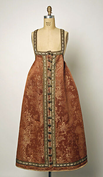 Ensemble, Silk, Russian sable fur, silver, Russian